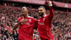 تعادل ليفربول وسندرلاند 1-1 في الدوري الإنجليزي مع مساهمة صلاح في اللعب